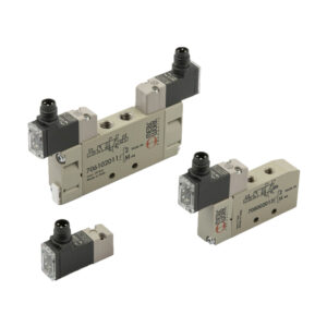 VÁLVULAS SOLENOIDES 10mm SÉRIE PLT-10, MACH 11 E MINIMACH COM CONEXÃO ELÉTRICA M8